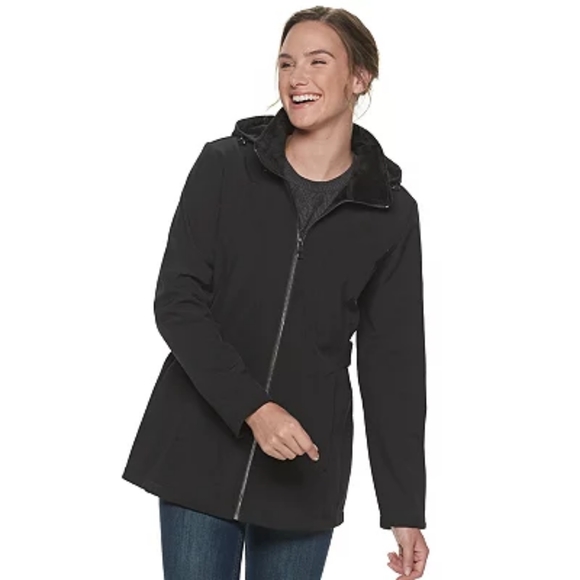 Free Country Jackets & Blazers - 🚨SALE 1 DAY Free Country Super Softshell Long Jacket Faux Fur Lining 1X